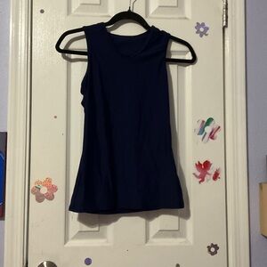 Navy‎ Sleeveless Women's Top #1